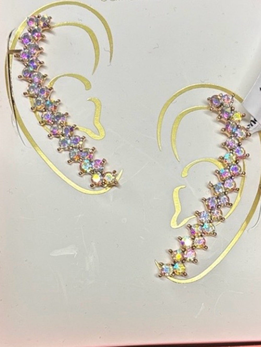 Earrings with Cuff